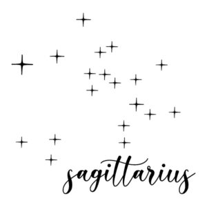 Sagittarius Zodiac Constellation Wall Quotes™ Decal