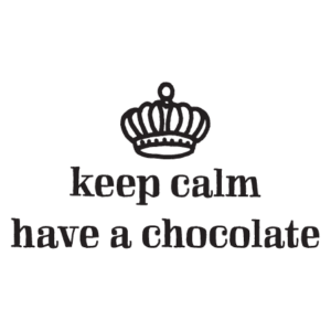 Keep Calm Chocolate Wall Quotes™ Decal