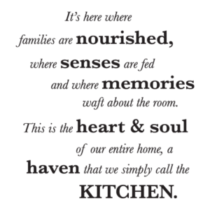 A Haven We Call Kitchen Wall Quotes™ Decal