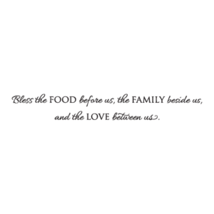 Bless The Love Between Us Wall Quotes™ Decal