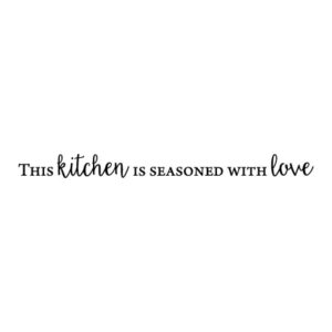 Seasoned With Love Wall Quotes™ Decal