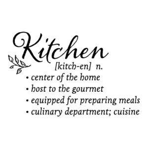 Kitchen Center Of The Home Wall Quotes™ Decal