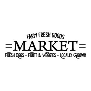 Farm Fresh Market Wall Quotes™ Decal