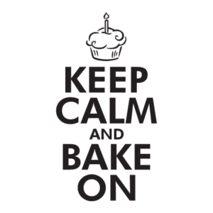 Keep Calm Bake On Wall Quotes™ Decal