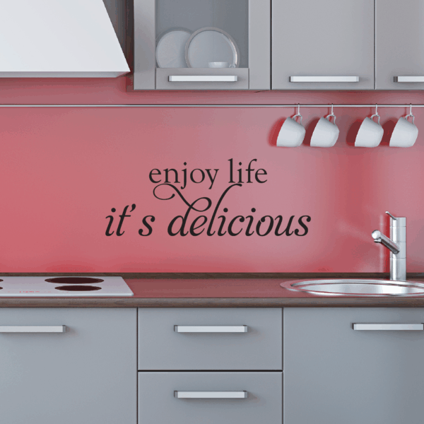 Enjoy Life It's Delicious Wall Quotes™ Decal