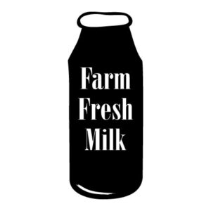 Fresh Milk Jar Wall Quotes™ Decal