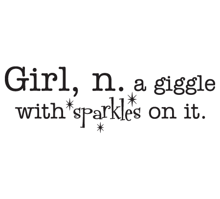 Girl Definition Wall Quotes™ Decal