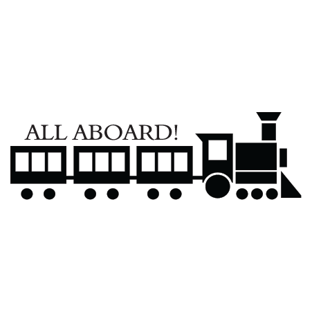 All Aboard Wall Quotes™ Decal