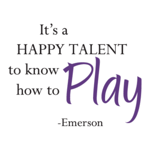 Play is a Happy Talent Wall Quotes™ Decal