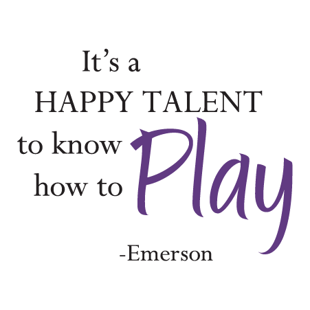 Play is a Happy Talent Wall Quotes™ Decal