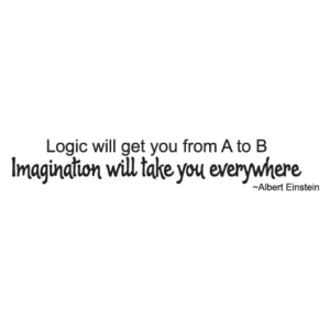 Imagination Will Take You Anywhere Wall Quotes™ Decal