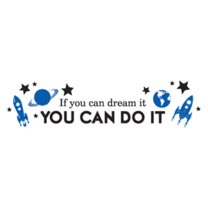 Dream It Do It Rockets Wall Quotes™ Decal