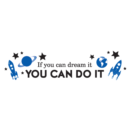 Dream It Do It Rockets Wall Quotes™ Decal