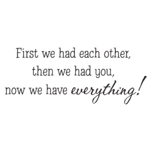 Now We Have Everything Shoshoni Wall Quotes™ Decal