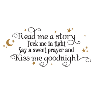 Read Me A Story & Stars Wall Quotes™ Decal