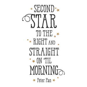Second Start To The Right Wall Quotes™ Decal