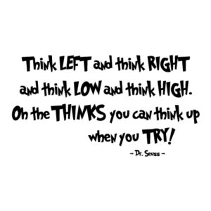 Thinks You Can Think Up Wall Quotes™ Decal