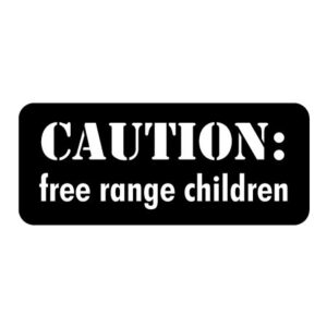 Free Range Children Wall Quotes™ Decal