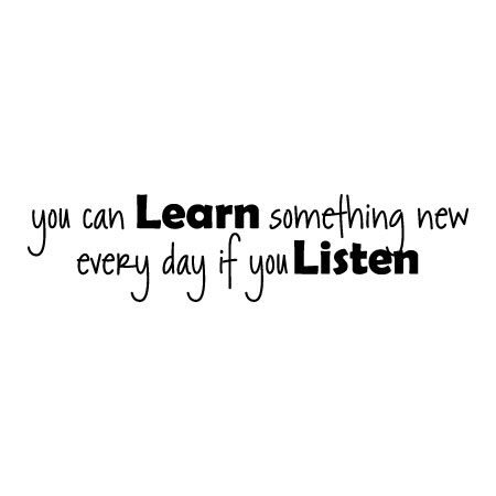Learn Something New Every Day Wall Quotes™ Decal