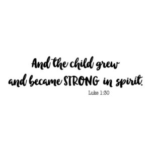 The Child Grew Wall Quotes™ Decal