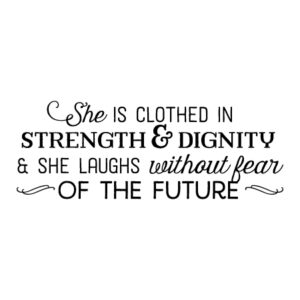 Without Fear of the Future Wall Quotes™ Decal