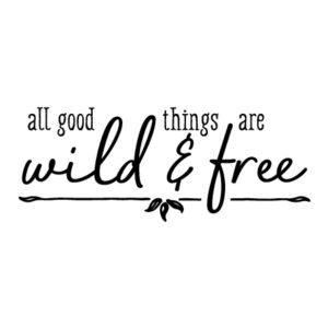 Wild & Free Wall Quotes™ Decal