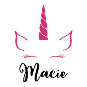 Unicorn Horn And Name Wall Quotes™ Decal