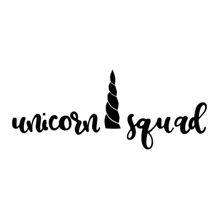 Unicorn Squad Wall Quotes™ Decal