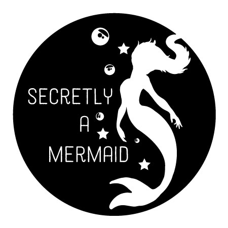 Secretly A Mermaid Wall Quotes™ Decal
