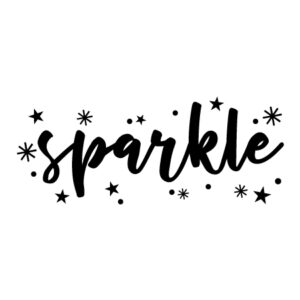 Sparkle Wall Quotes™ Decal