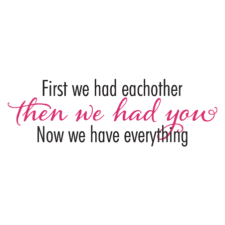 Now We Have Everything Alana Wall Quotes™ Decal