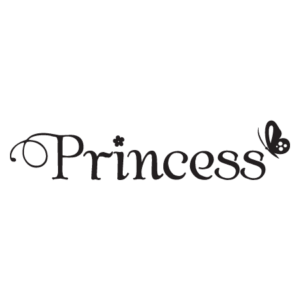 Princess Butterfly Wall Quotes™ Decal