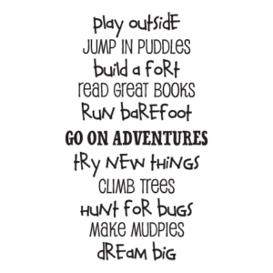 Kids Are Great Wall Quotes™ Decal