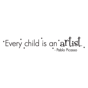 Every Child An Artist Stars Wall Quotes™ Decal