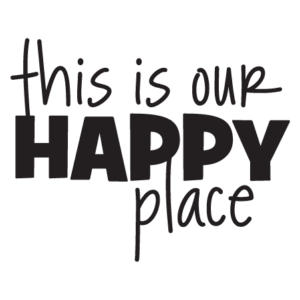 This Is Our Happy Place Wall Quotes™ Decal