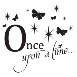 Once Upon A Time Butterfly Sparkles Wall Quotes™ Decal