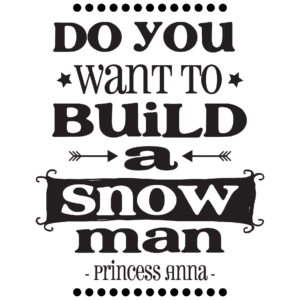 Build A Snowman Wall Quotes™ Decal