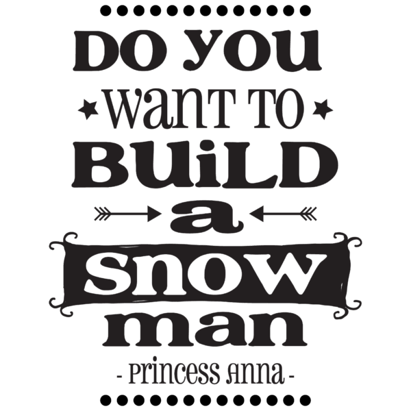Build A Snowman Wall Quotes™ Decal