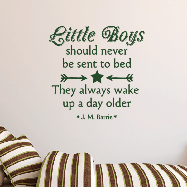 Little Boys Get Older Wall Quotes™ Decal