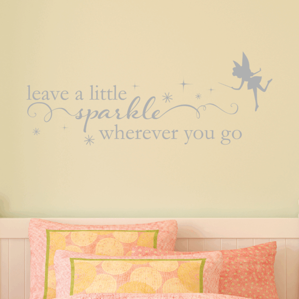 Fairy Leave a Little Sparkle Wall Quotes™ Decal
