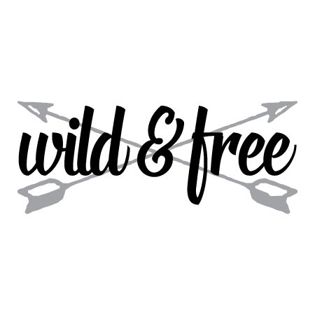Wild & Free Wall Quotes™ Decal