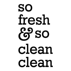So Fresh So Clean Wall Quotes™ Decal