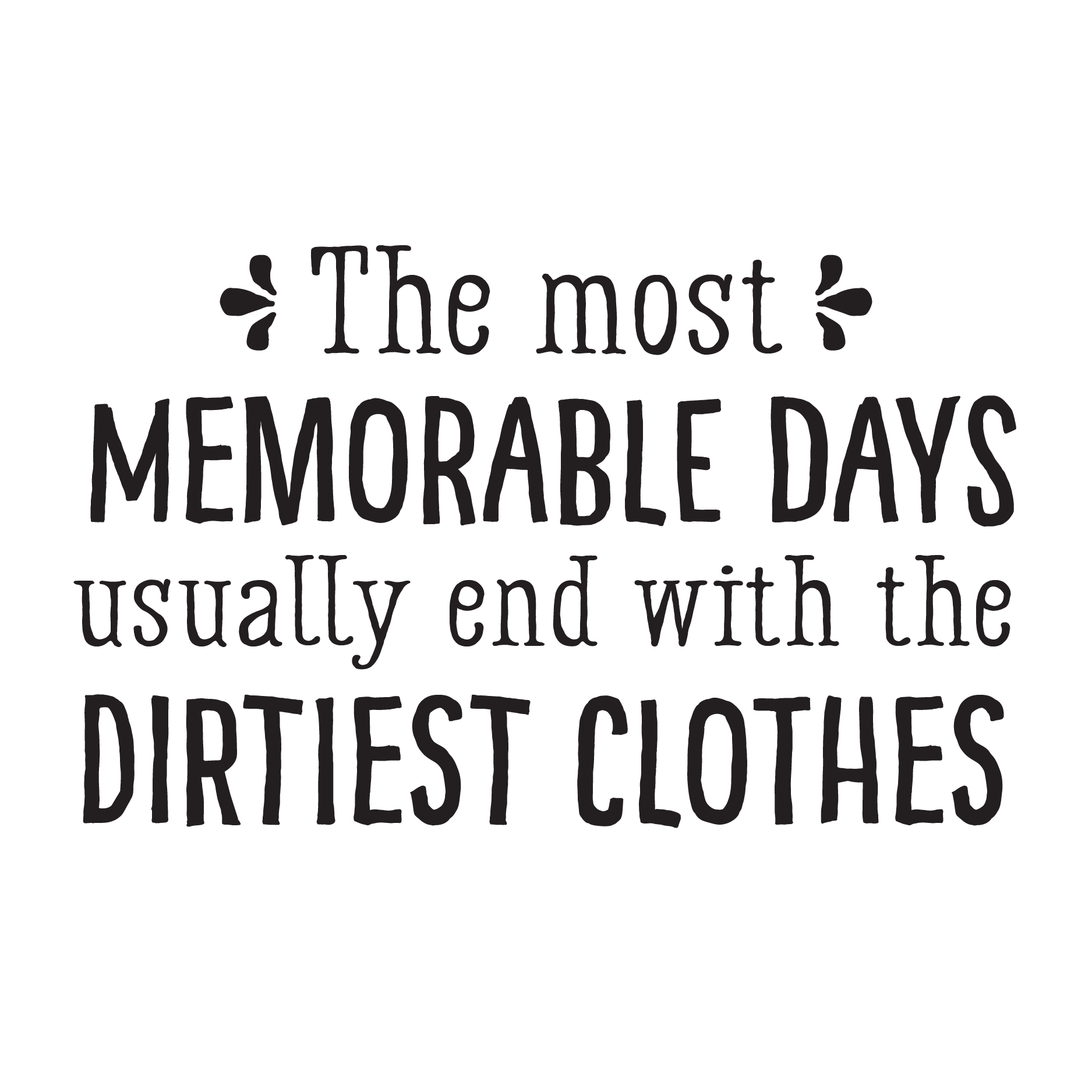 Whimsical Memorable Days Wall Quotes™ Decal