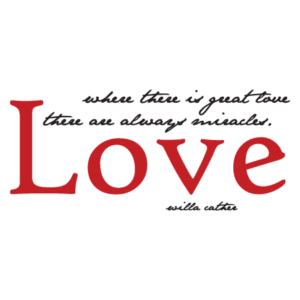 Great Love Wall Quotes™ Decal