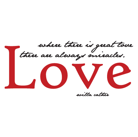 Great Love Wall Quotes™ Decal