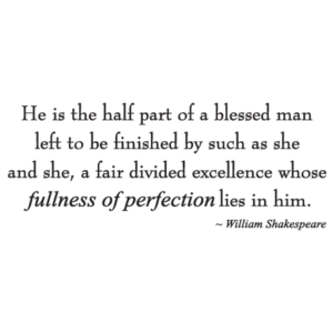 Fullness Of Perfection Wall Quotes™ Decal