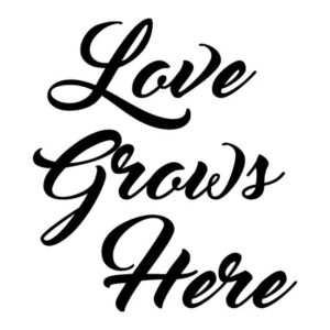 Love Grows Here Wall Quotes™ Decal