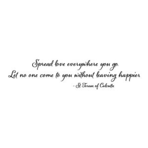 Spread Love Wherever You Go Wall Quotes™ Decal
