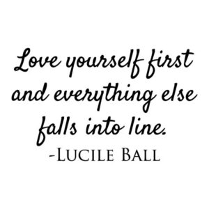 Love Yourself First Wall Quotes™ Decal