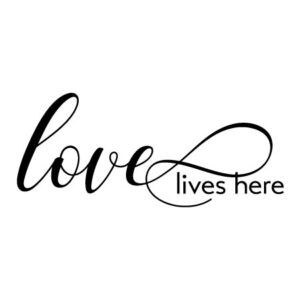 Love Lives Here Wall Quotes™ Decal